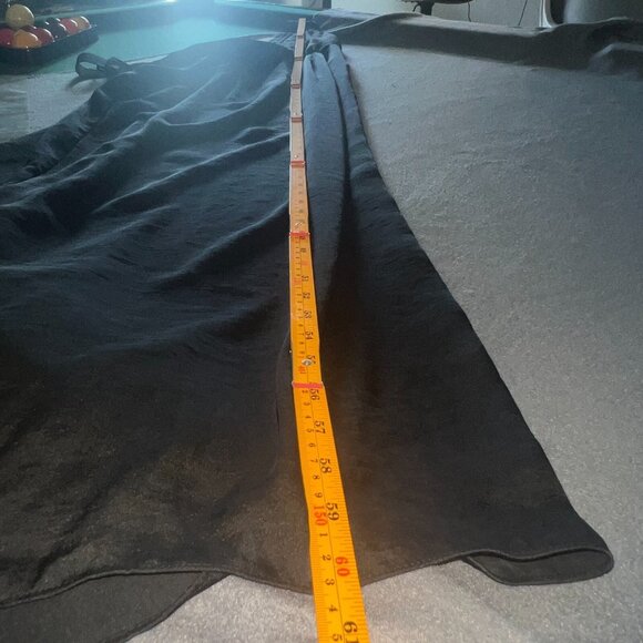 BCBGeneration Black Pleated Maxi Dress Size 4 Formal Gown w/ Pockets, Evening - Picture 13 of 15